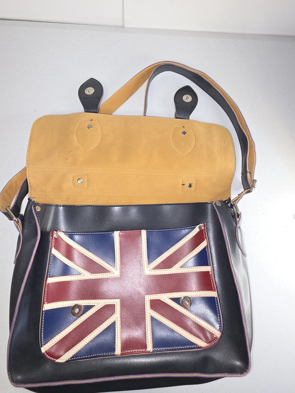 Union Jack Crossbody bag stylish navy
